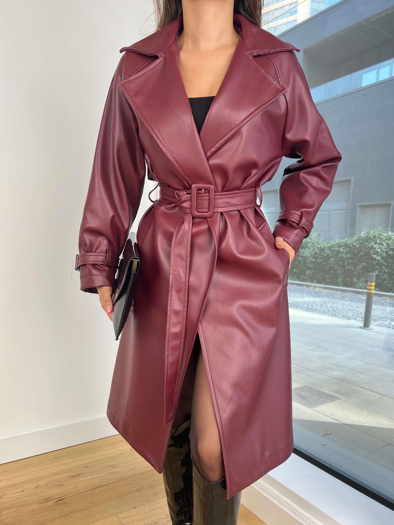 coat  Burgundy 2